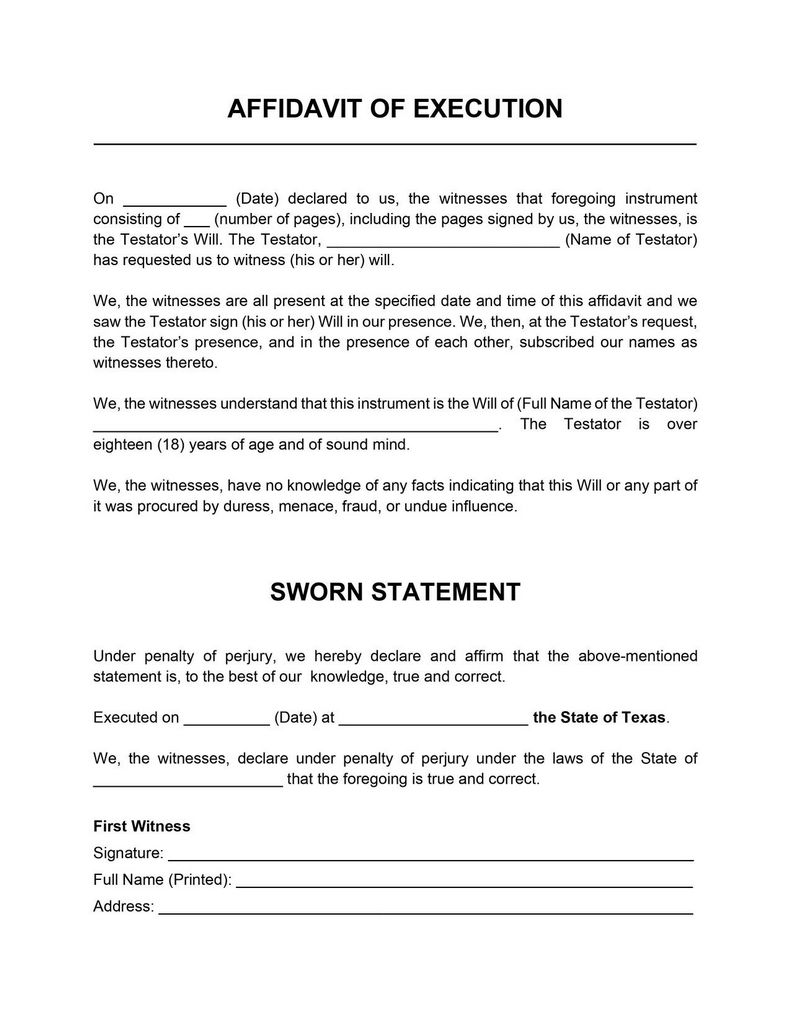 Texas Odometer Declaration - Submit and Use This PDF